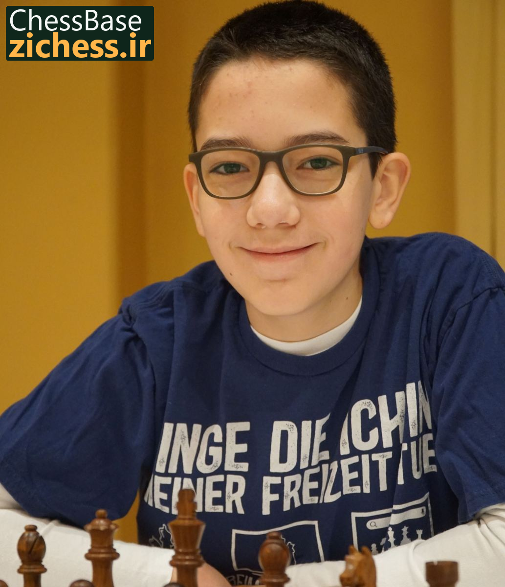 کریستیان گلوکلر در فاگرنس. عکس: آنیکن وستبی؛ منبع: ChessBase.