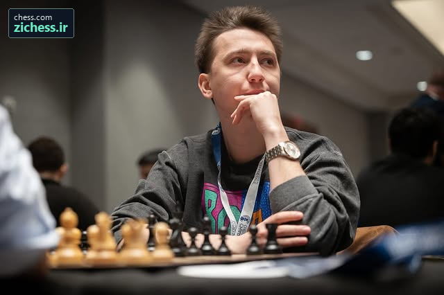 اولکساندر بورتنیک؛ اعتبار عکس: Charlotte Chess Center / Instagram؛ منبع: Chess.com.